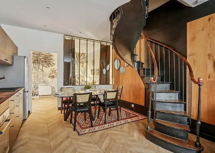 Luxury Family Duplex 4 Bdrs 10p - Republique شقة باريس